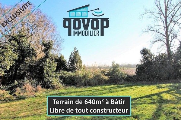 Achat Terrain - 17440 AYTRE : Terrain de 640m² | Qovop Immobilier